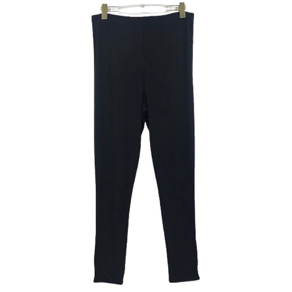 Cuddl Duds Maternity Legging Pants M High Rise Stretch Skinny Womens Black - Picture 1 of 5